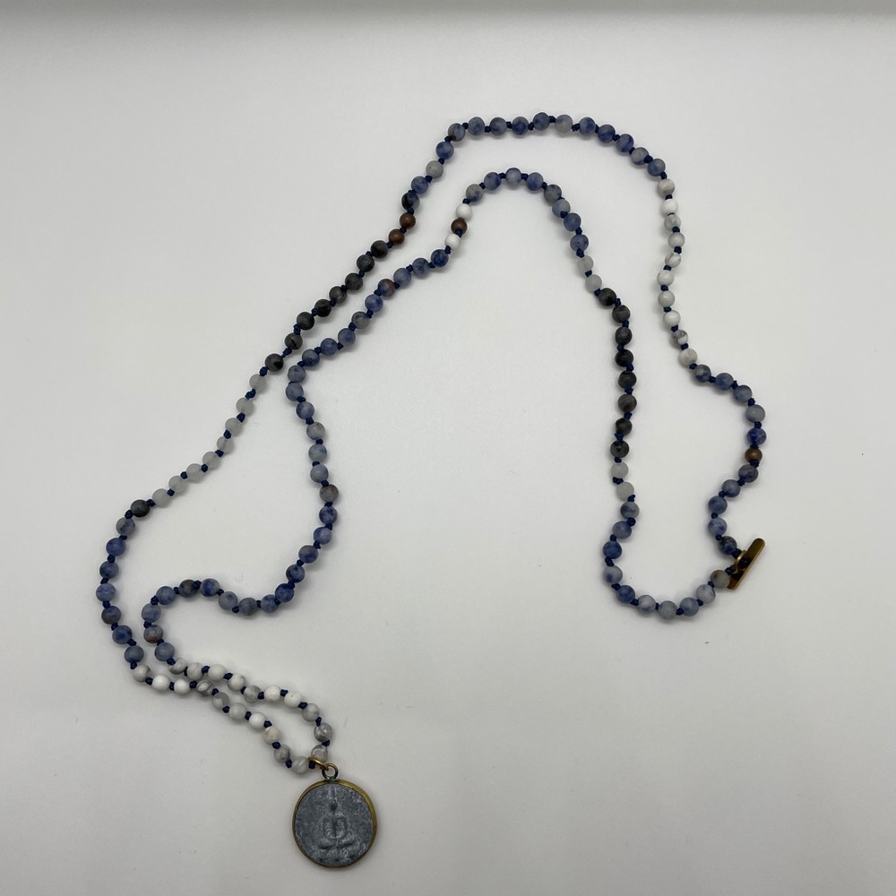 Kelitch beaded Buddha necklace